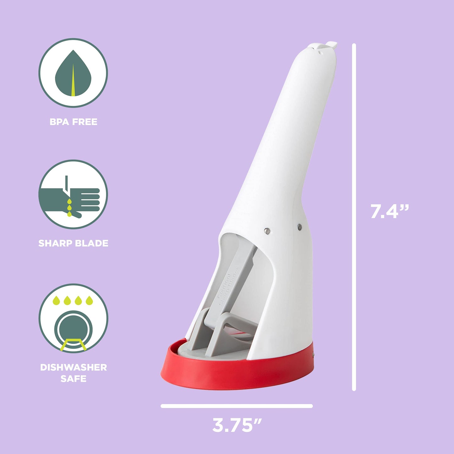 Hand-Held Strawberry Slicer