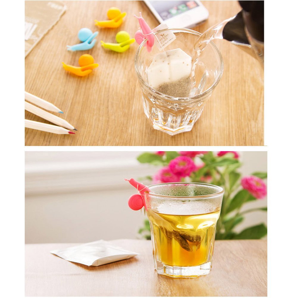 Cute Snail Silicone Tea Bag Holders