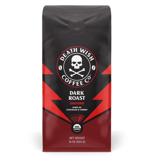 Organic Dark Roast Ground Coffee - 16 oz