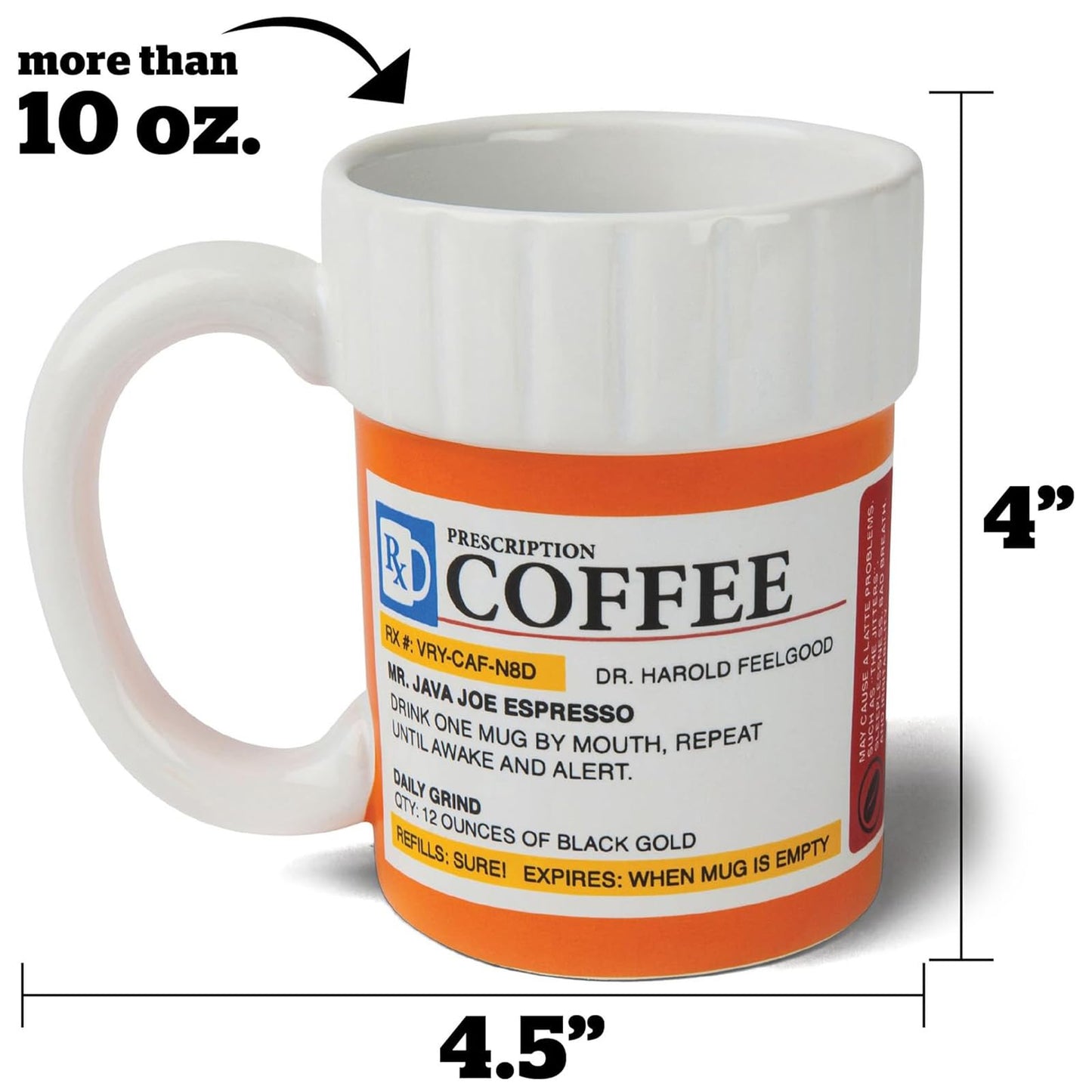 Prescription Coffee Mug, 12 Oz