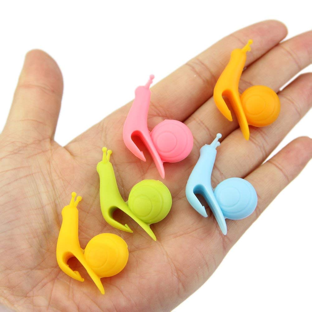 Cute Snail Silicone Tea Bag Holders