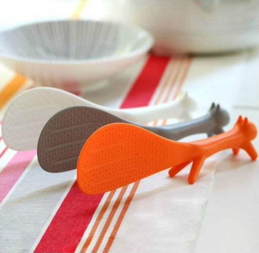 Squirrel Shaped Non-Stick Rice Spoon Set