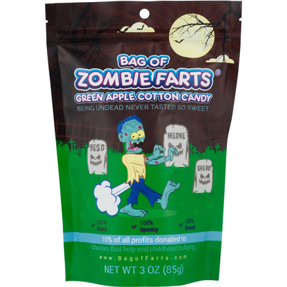 Zombie Farts Cotton Candy | Funny Novelty Gift | 3 oz