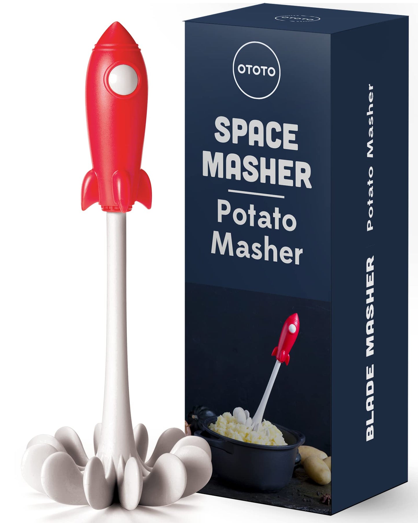 Space Masher Potato Masher - Rocket Design