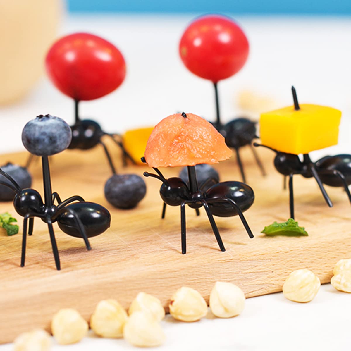 Ant Toothpicks Fruit Dessert Forks - 36 PCS