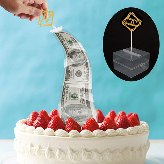 Cake Money Box - Money Pulling Cake Mold