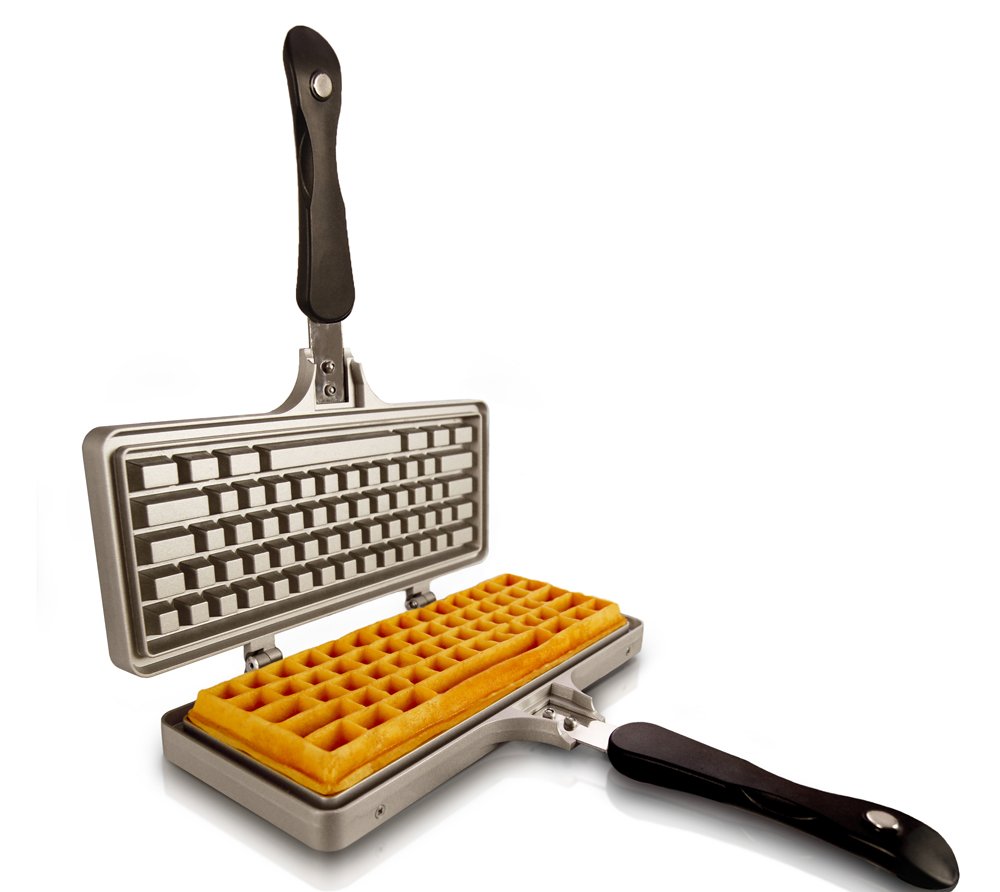 The Keyboard Waffle Iron