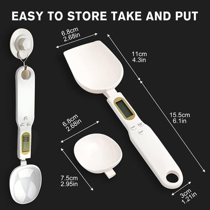 Digital Spoon Scale with Replaceable Spoons