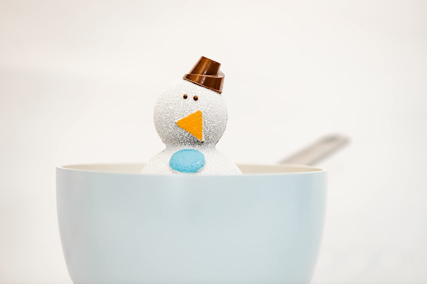 Carl the Drinking Chocolate Snowman