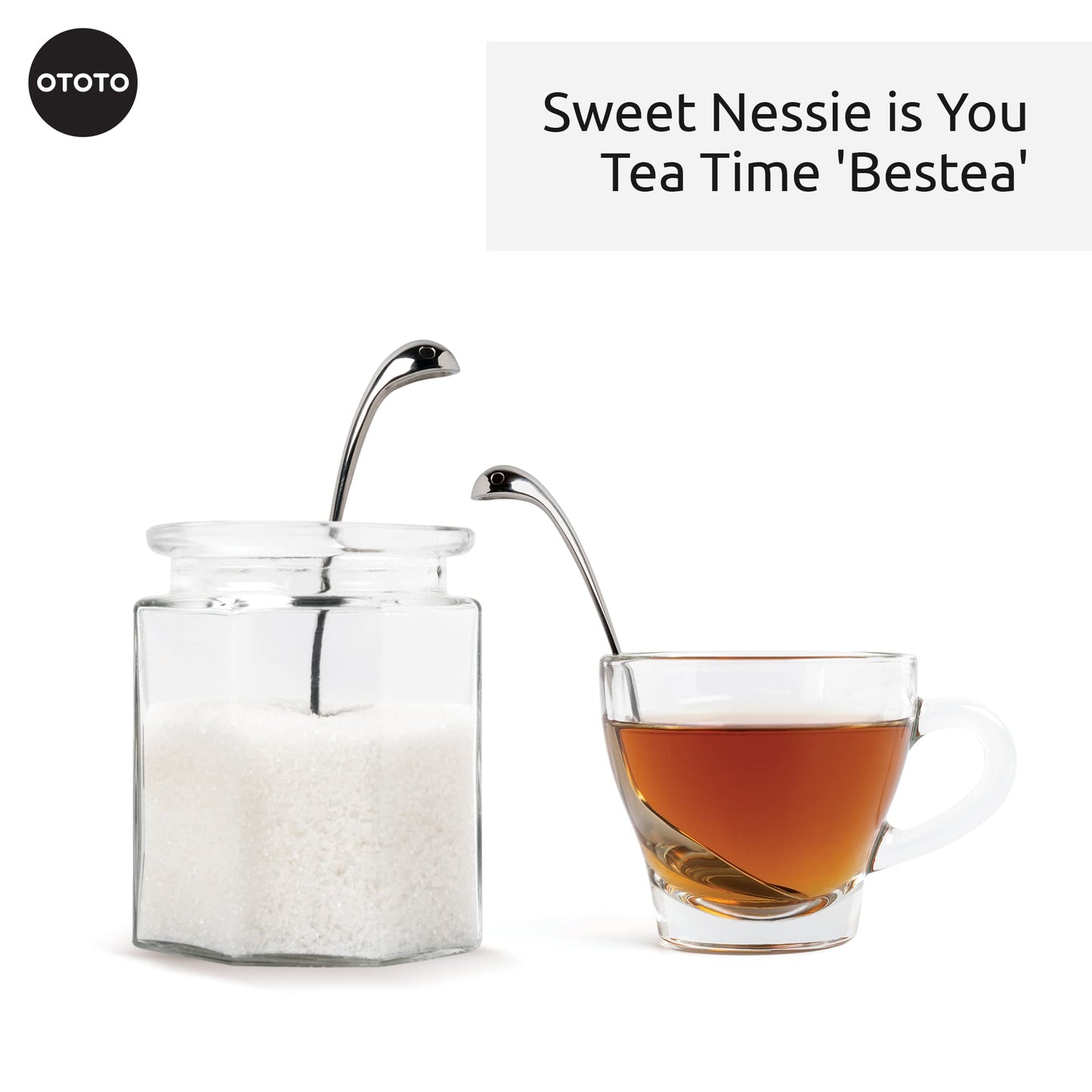 Sweet Nessie Sugar Tea Spoon - Stainless Steel