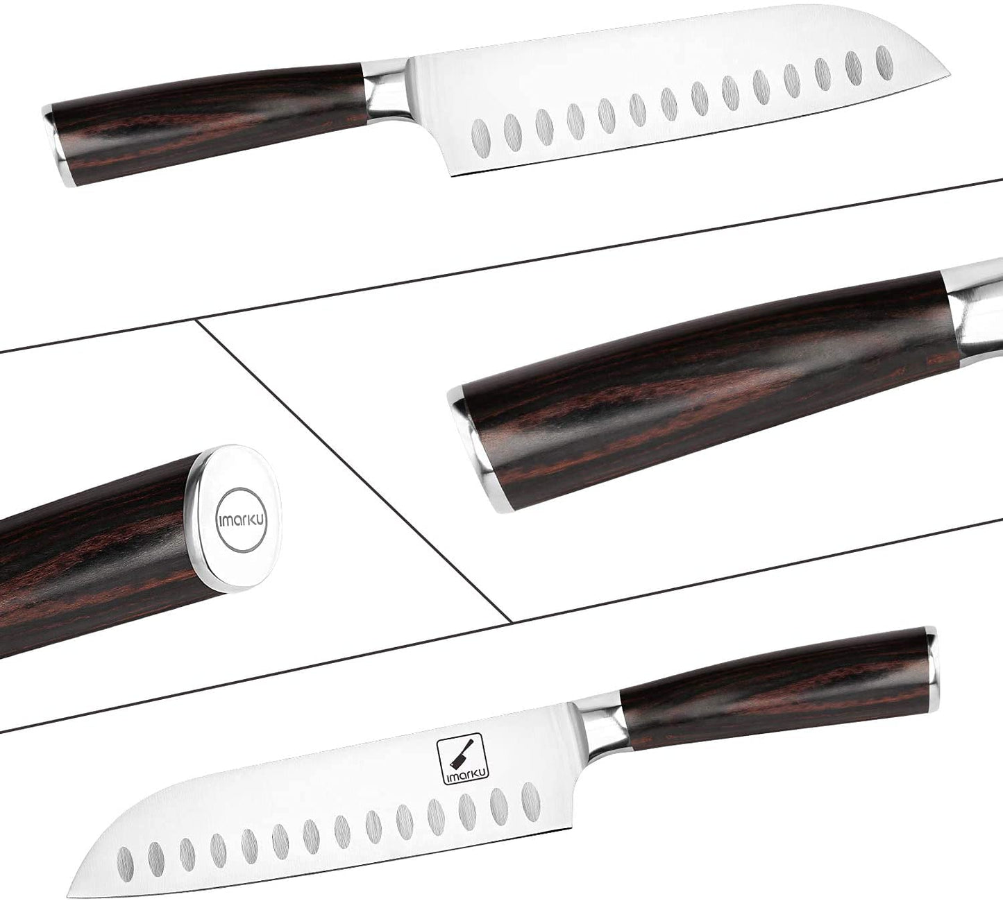 Chef Knife - 7 Inch Santoku Knife