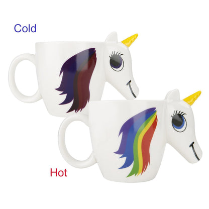 Rainbow Color Changing Unicorn Mug