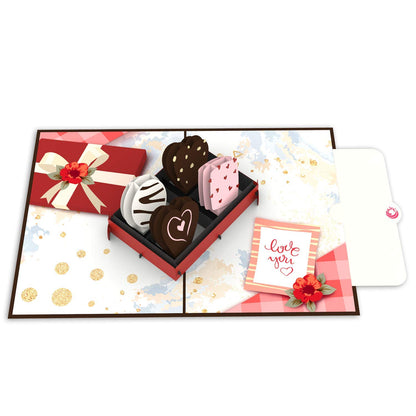 Love Chocolate Pop Up Card