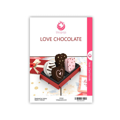 Love Chocolate Pop Up Card