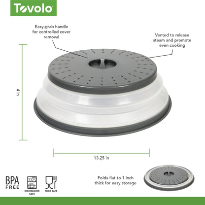 Large Collapsible Microwave Lid