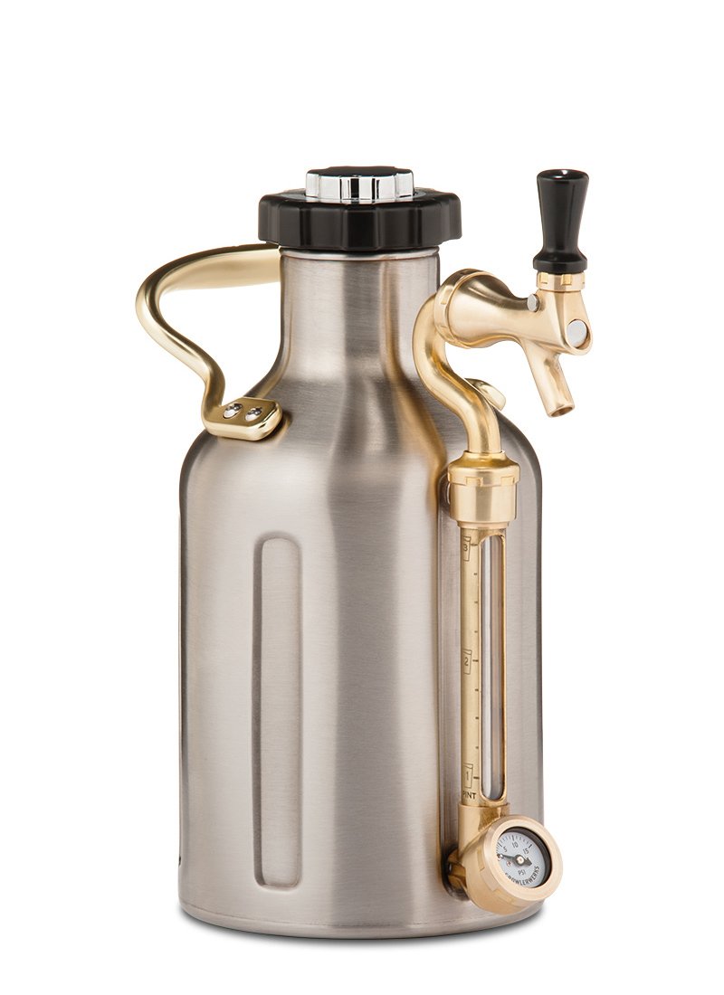 uKeg Carbonated Growler - Stainless Steel for Beer