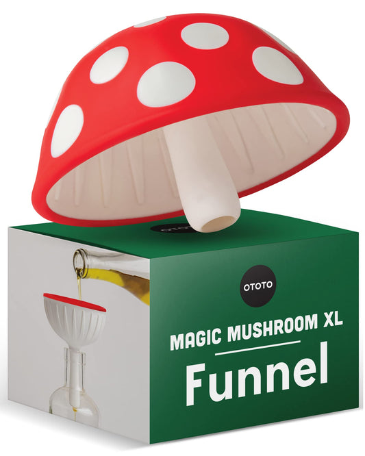 Foldable Small Kitchen Funnel - Mushroom