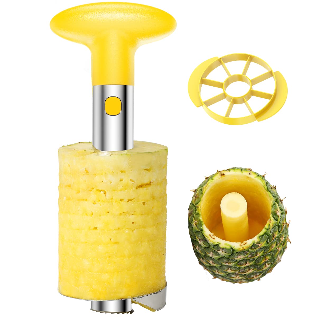 Stainless Steel Pineapple Peeler Corer Slicer Cutter