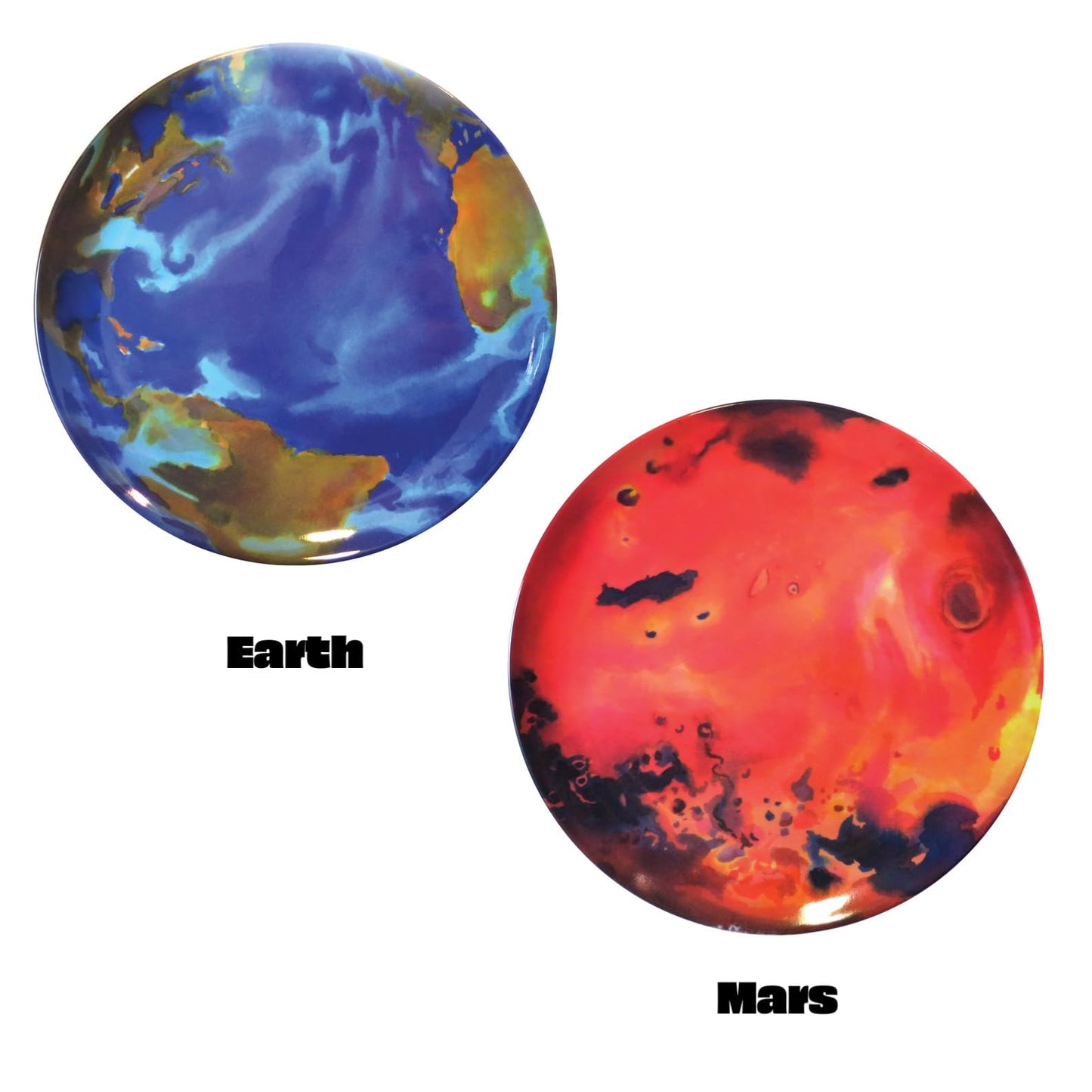 Planet Plates Set - 10" Melamine