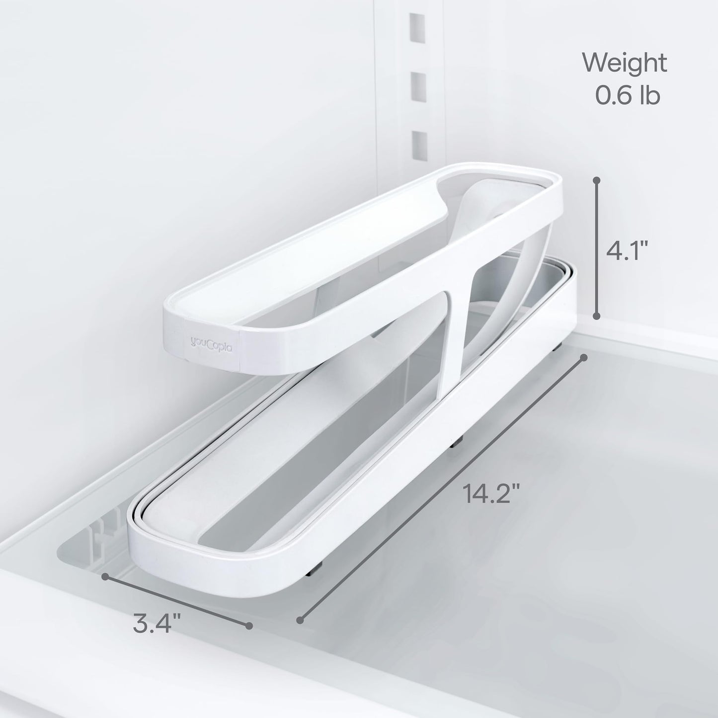 Space-Saving Rolling Eggs Dispenser and Organizer