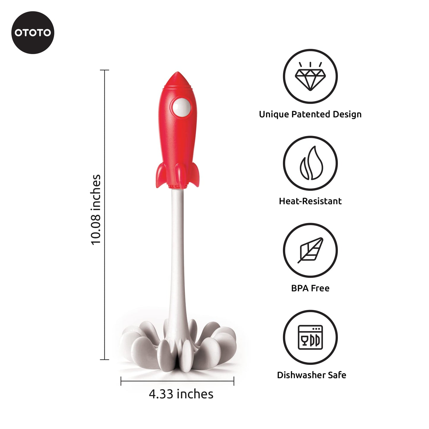 Space Masher Potato Masher - Rocket Design