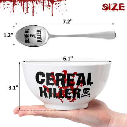 Cereal Killer Bowl and Spoon Set