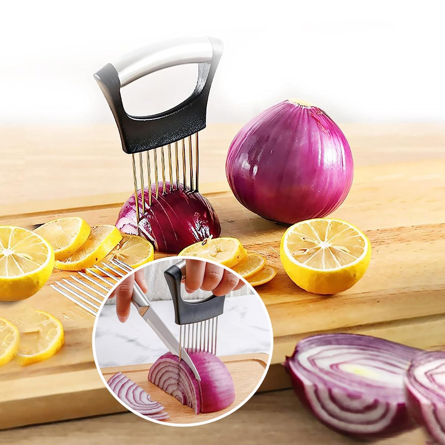 Onion Holder for Slicing