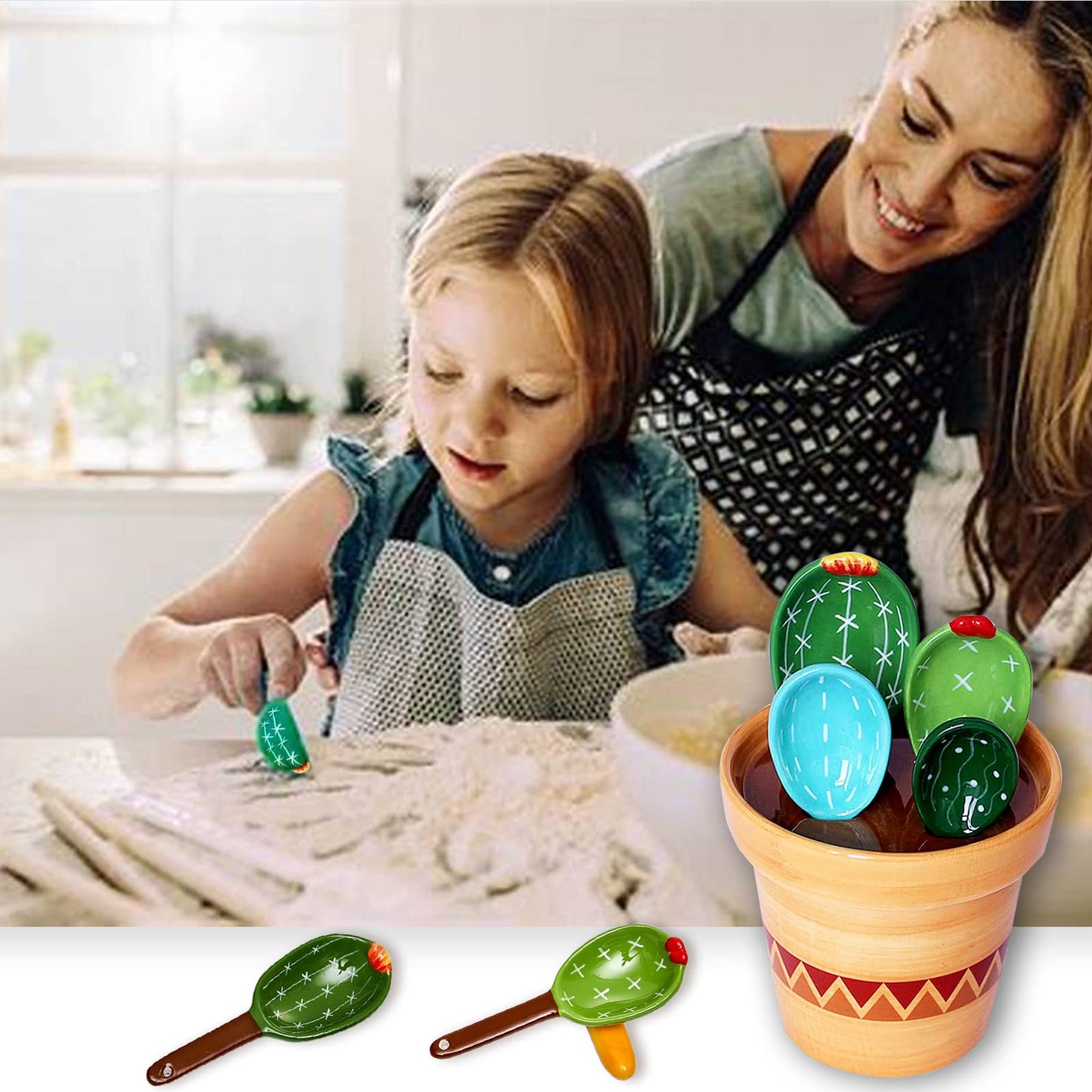 Cactus Measuring Spoons Set