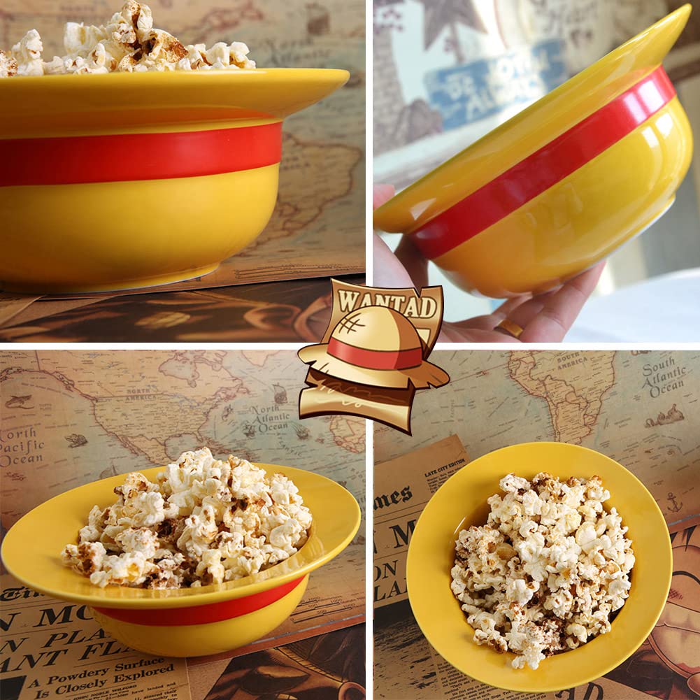 OnePiece Luffy Straw Hat Ramen Bowl Set