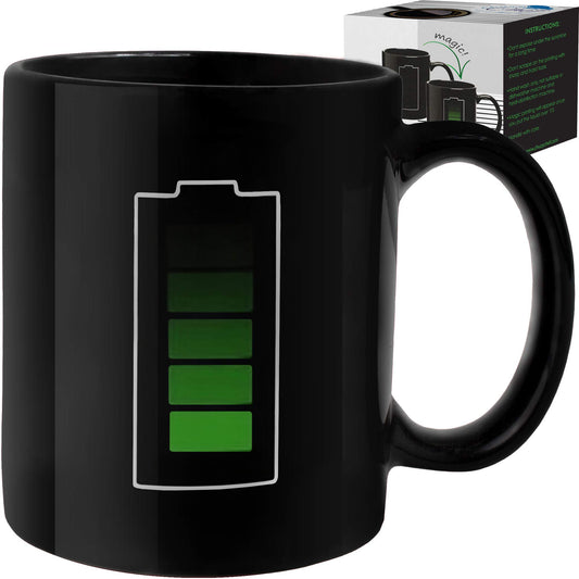 Heat Changing Funny Mug - Battery Design