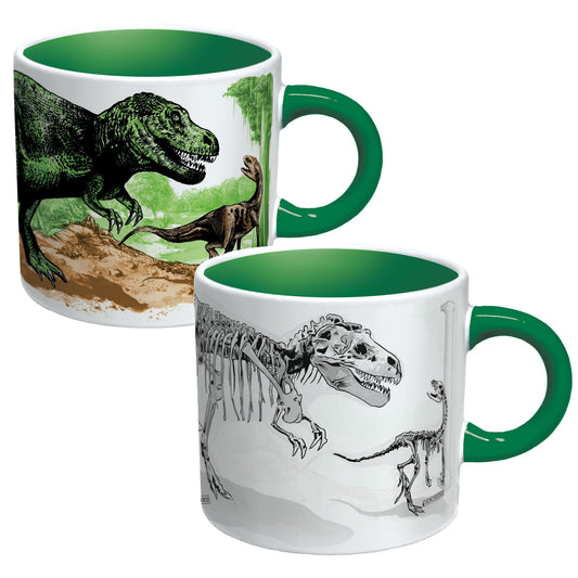 Disappearing Dino Heat Mug