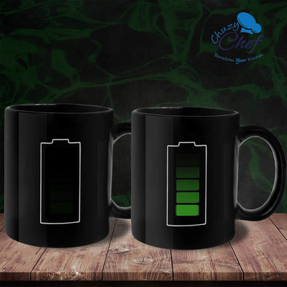 Heat Changing Funny Mug - Battery Design