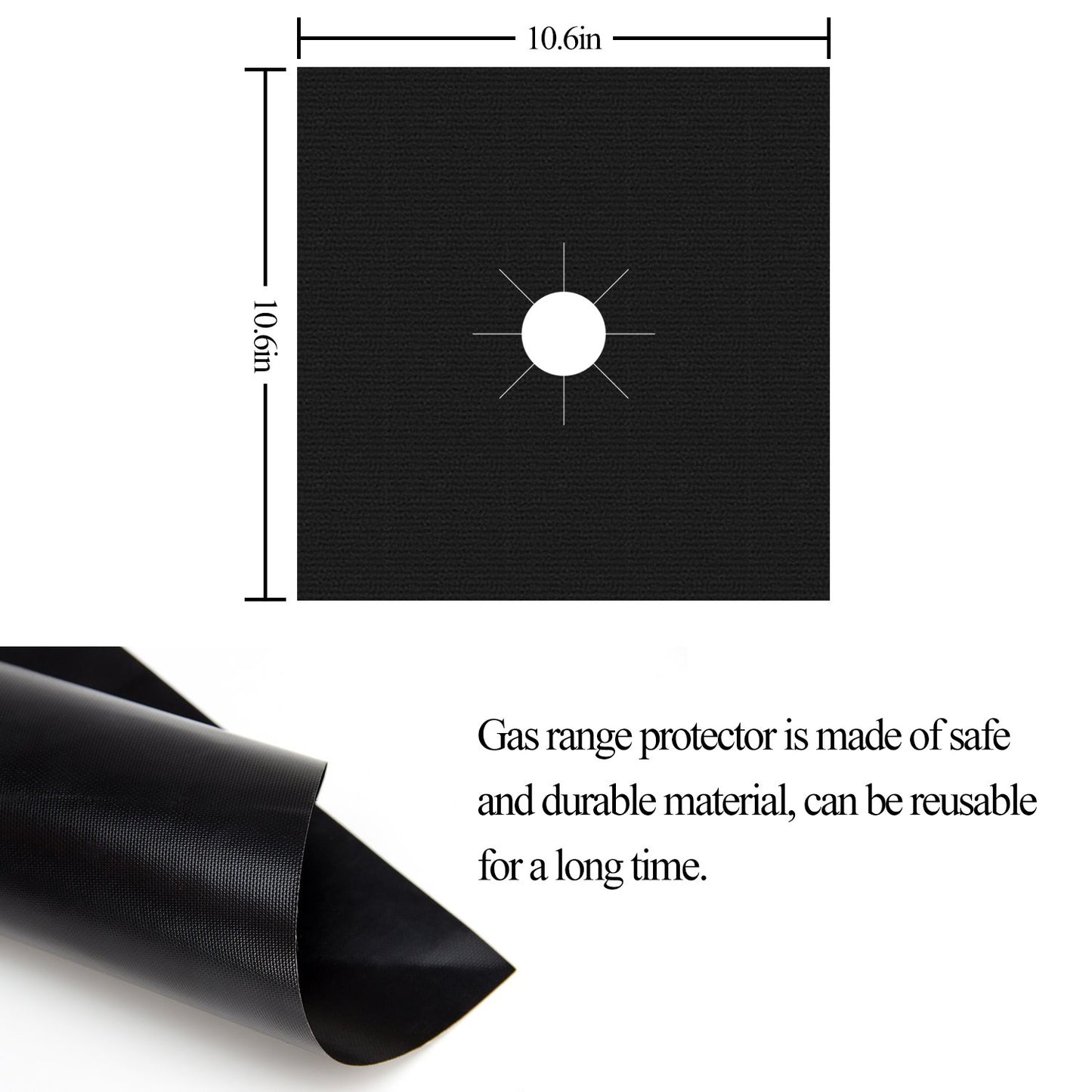 Reusable Non-stick Gas Range Protectors