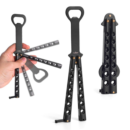 Butterfly Knife Style Bottle Opener