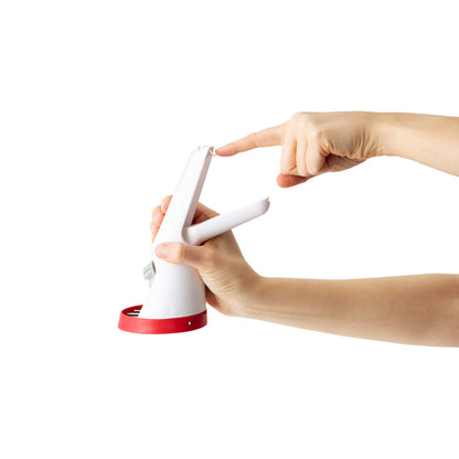 Hand-Held Strawberry Slicer