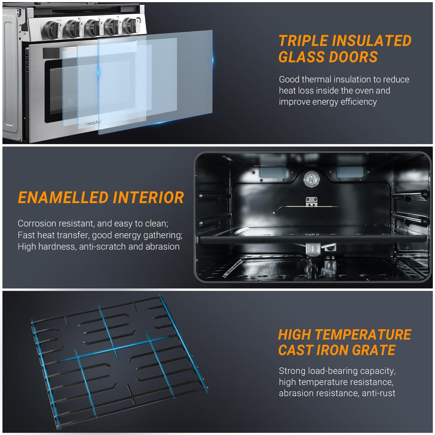 Gas Range Oven for RV