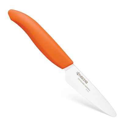 3-inch Paring Ceramic Knife - Orange Handle