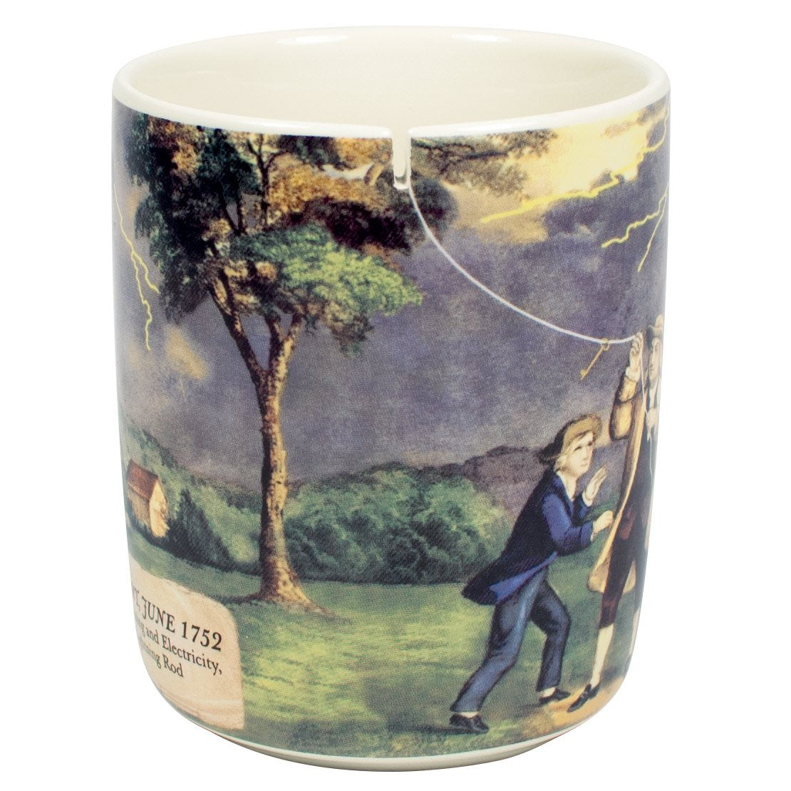 Benjamin Franklin Electrici-Tea Mug | Fun Gift Box