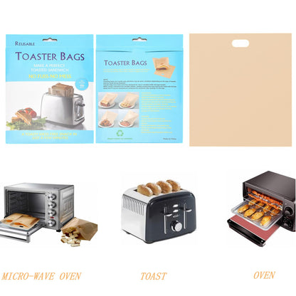 Reusable Non-Stick Toaster Bags