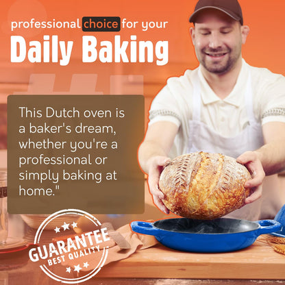 Cast Iron Dutch Oven for Sourdough Bread Baking