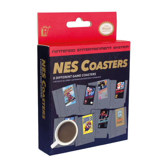 NES Cartridge Retro Drink Coasters - Set of 8