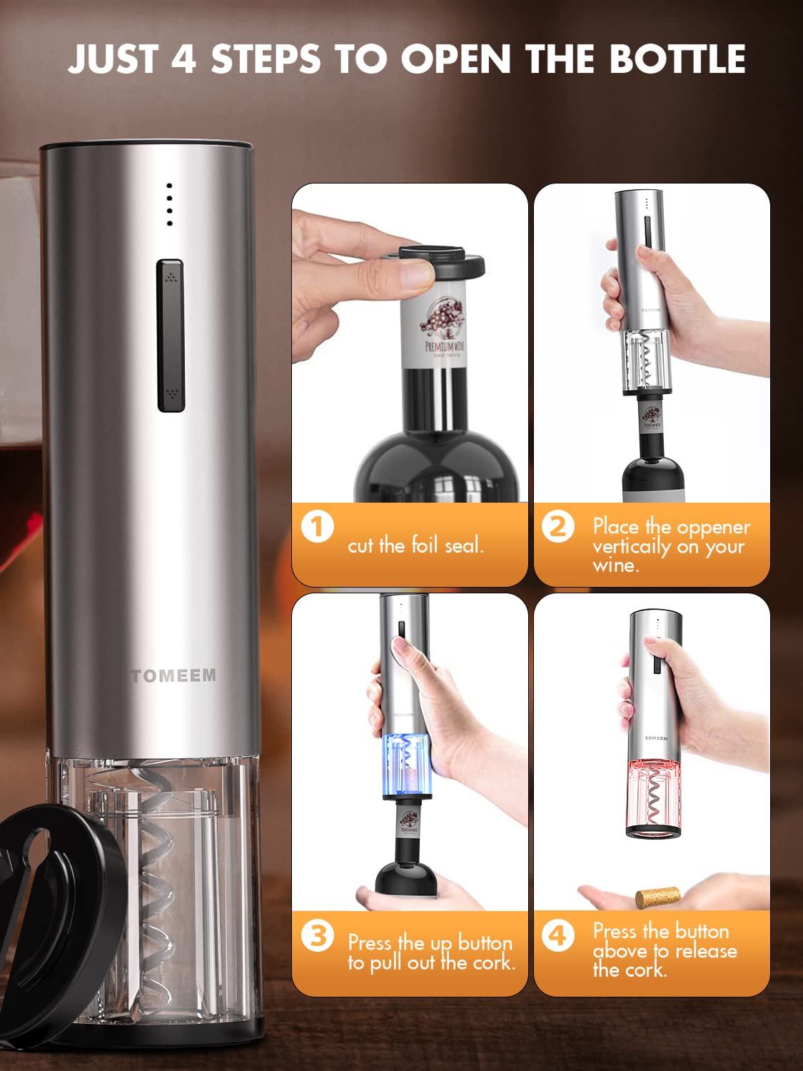 Rechargeable Electric Wine Opener