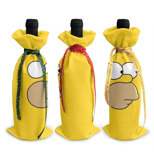 Simpsons Christmas Wine Bottle Coat