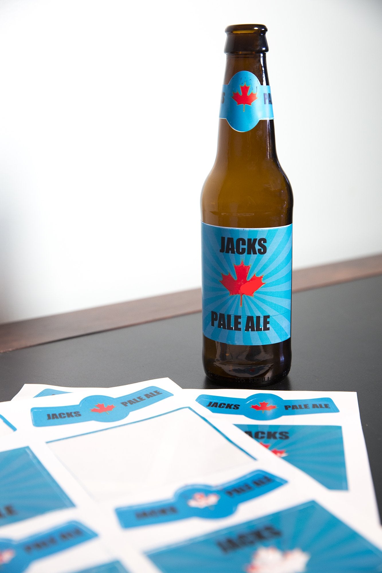 Glossy Beer Bottle Labels - 10 Sheets