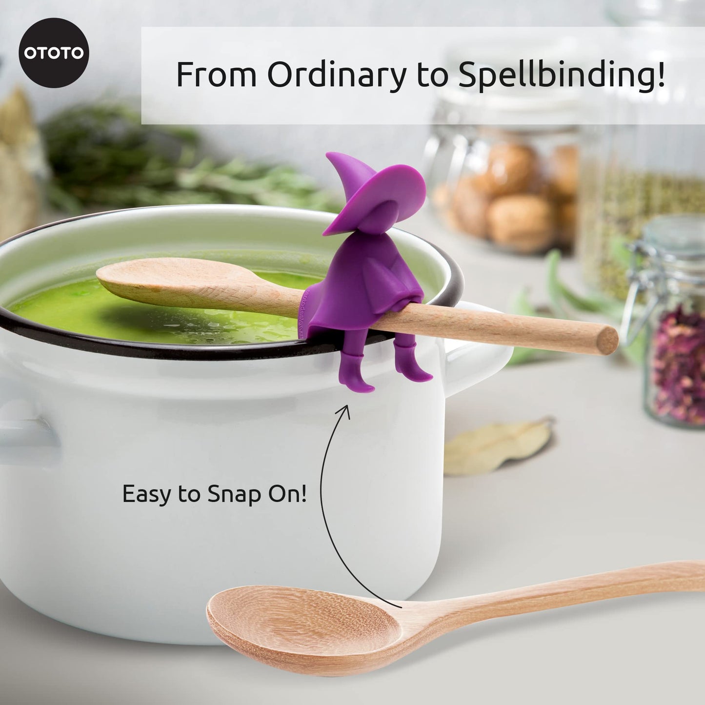 Funny Spoon Holder by OTOTO