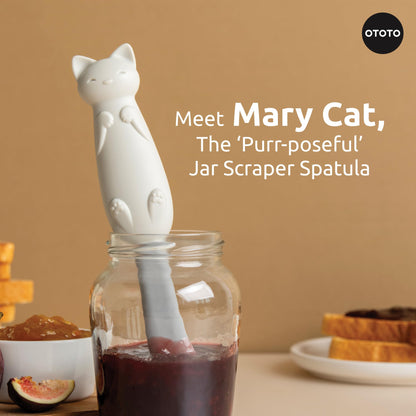 Jar Scraper Spatula - Mary Cat