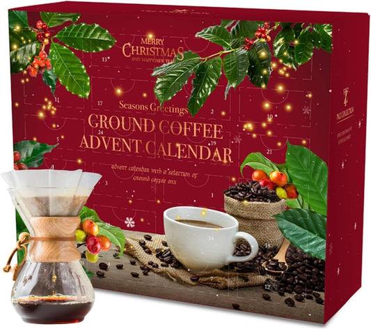 24-Day Coffee Advent Calendar Gift Set