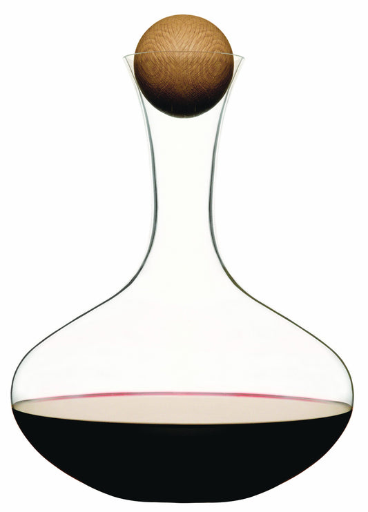 Wine Carafe with Oak Stopper - 67 oz