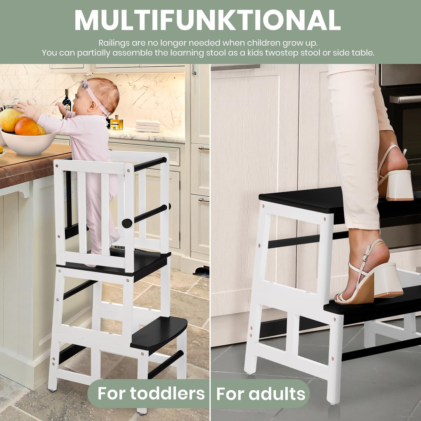 Kids Kitchen Step Stool