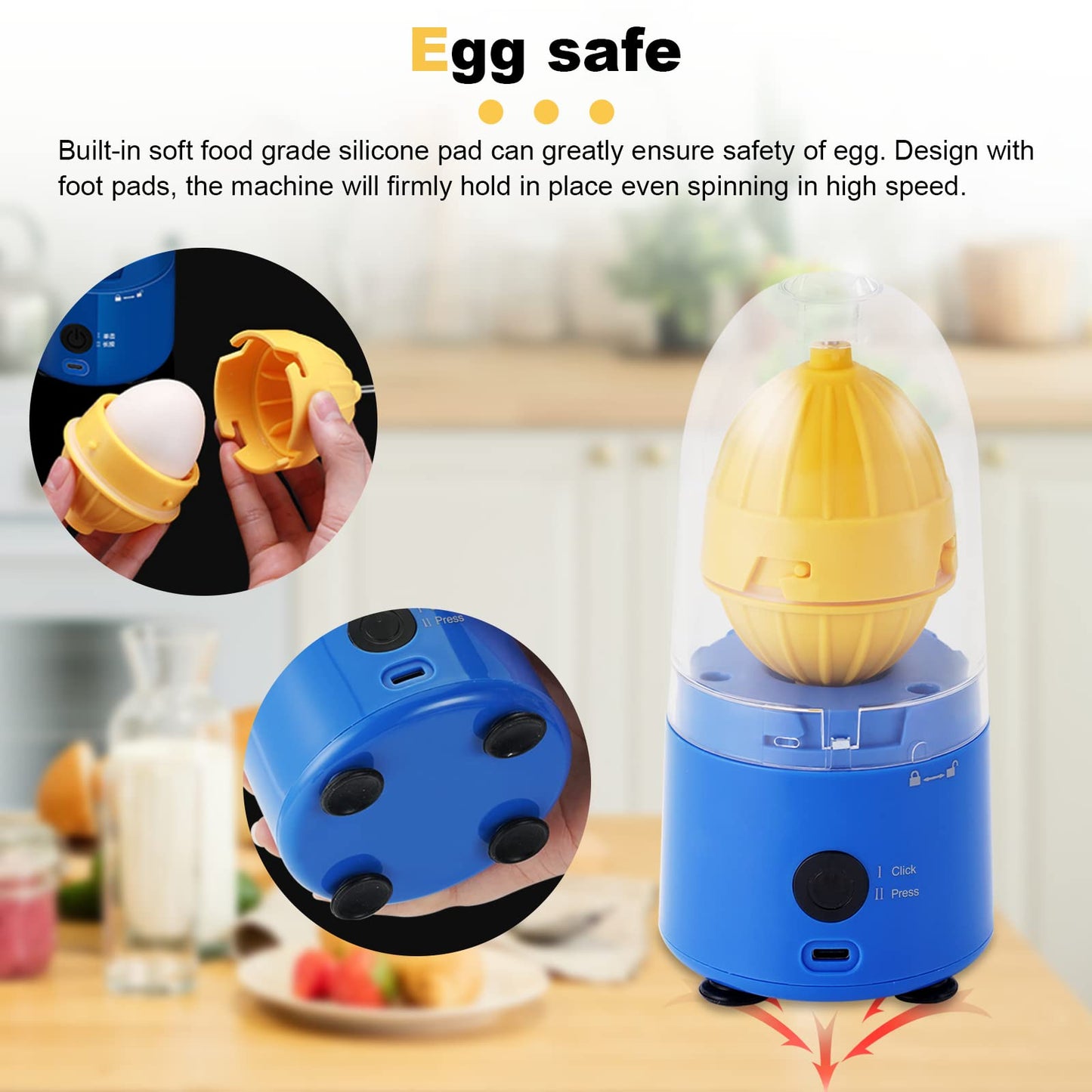 Electric Egg Spinner - Golden Egg Maker